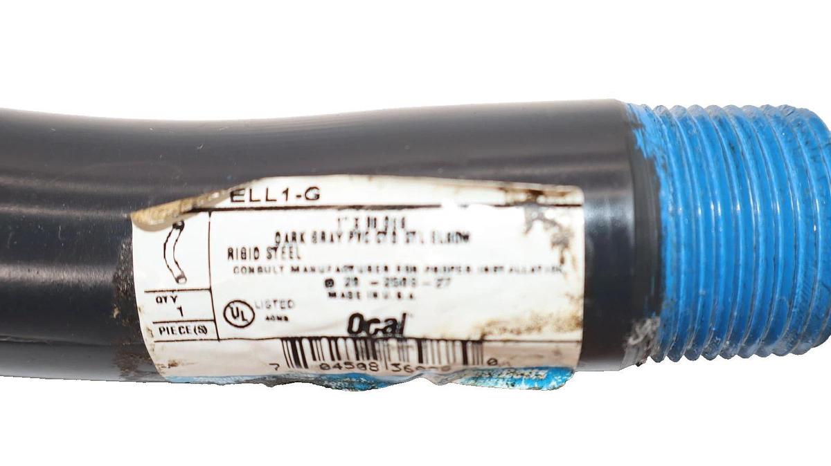 Thomas & Betts Ocal ELL1-G 1" x 90° Rigid Conduit Elbow Fitting (New)