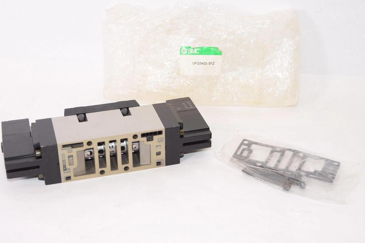 (NEW) SMC VFS5400-5FZ 0.1-1.0MPa 21-26Vdc Coil Pneumatic Solenoid Valve