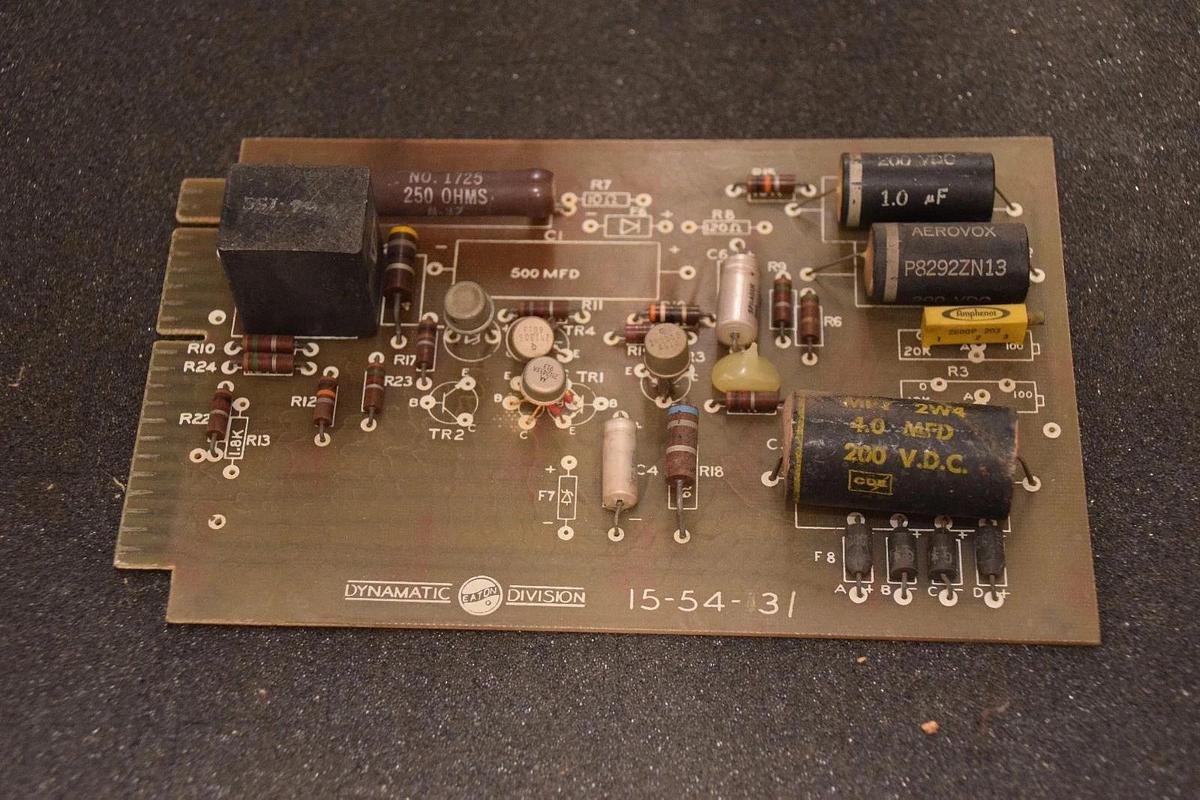 Used EATON DYNAMATIC DIVISION 15-54-31 PC BOARD 155431
