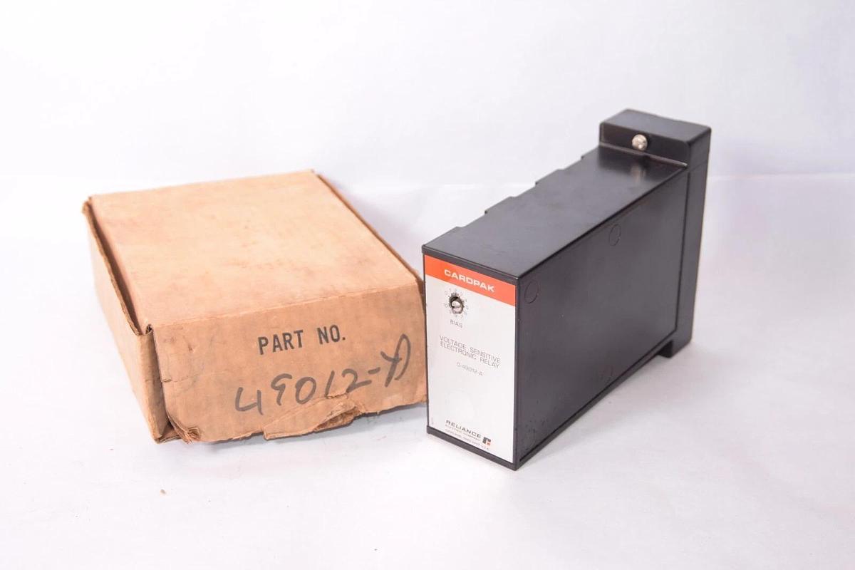 (NEW) RELIANCE 0-49012-A Cardpak Electronic Relay