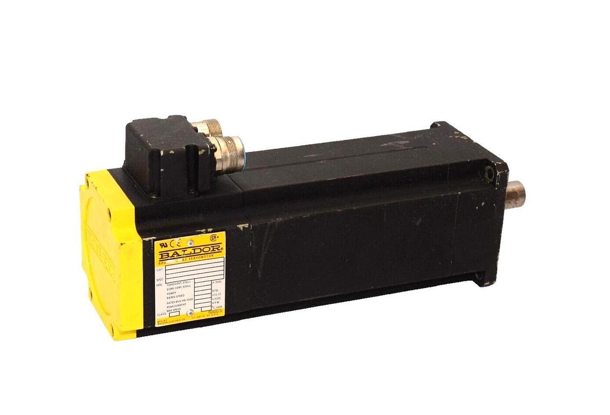 Used BALDOR BSM80B-375CA 4000rpm 300V Class F AC Servo Motor
