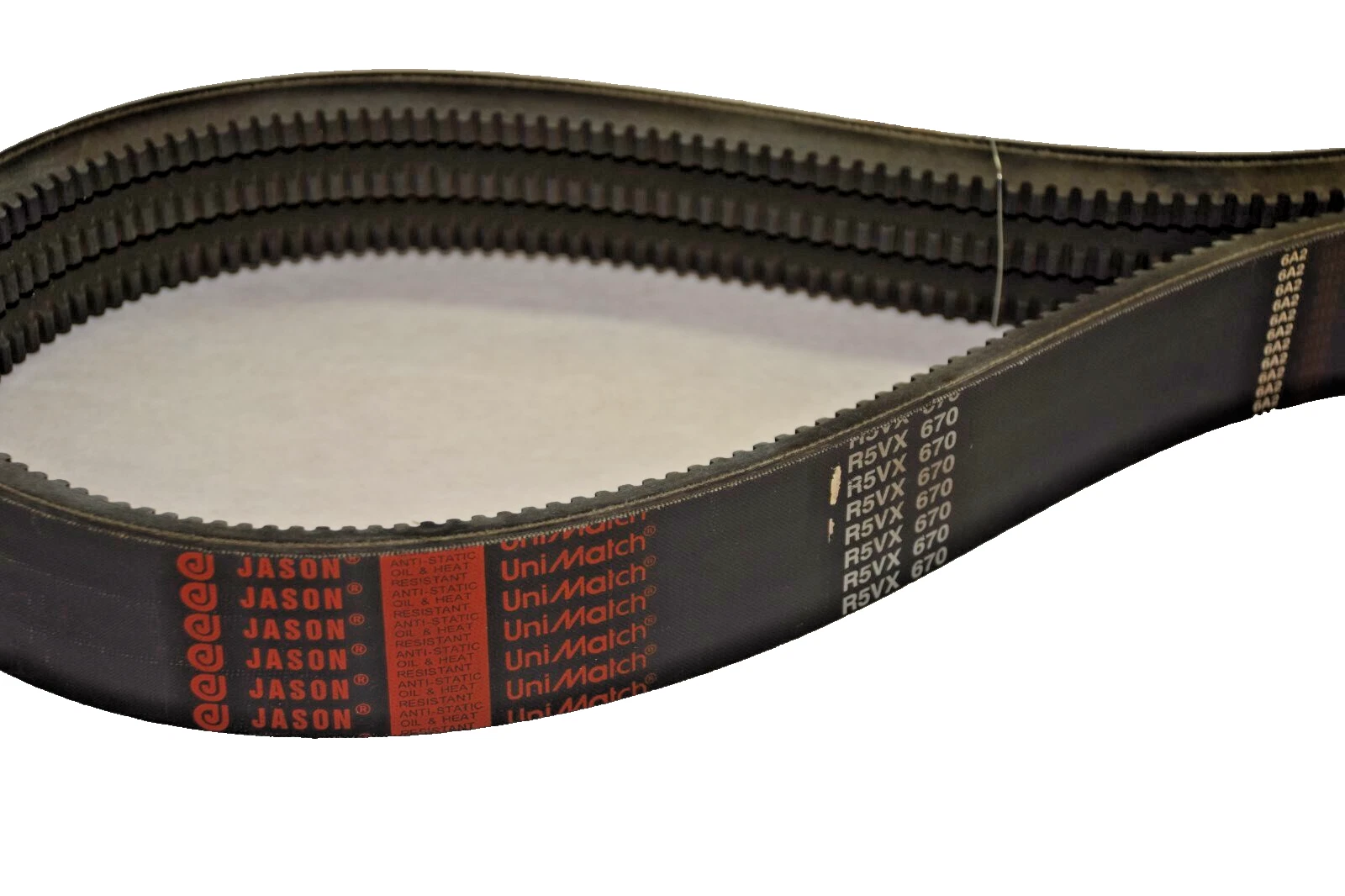 JASON Belt V-Belt Cogged R5VX670 R5VX 670 R5VX-670 3/R5VX670 R5VX6 70-3 2" NEW