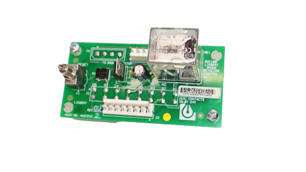 Used LIEBERT 416721G2 Smoke Detector Control Circuit Board