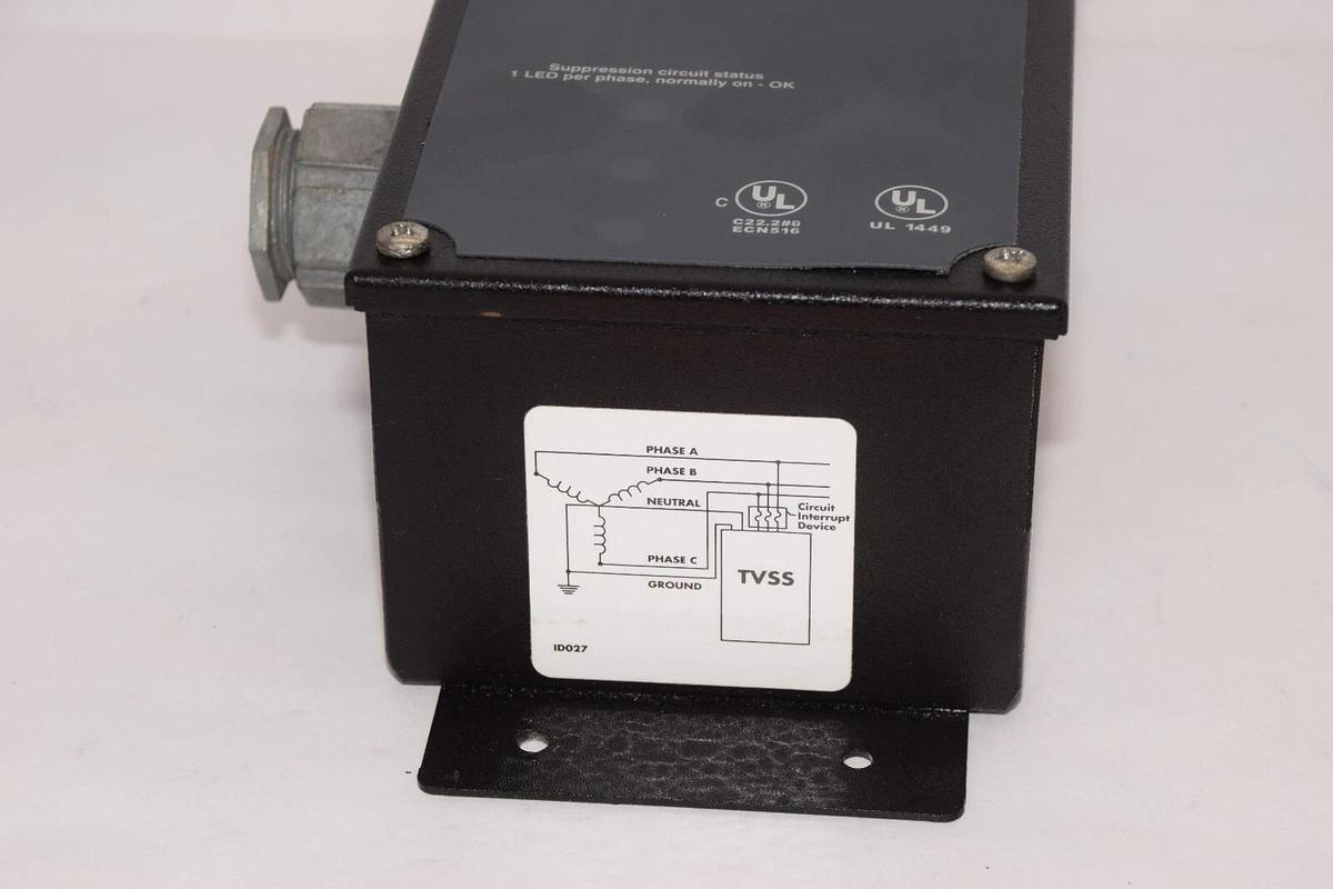 Used EQUALIZER EQX80N-3Y201 50/60Hz 3 Phase Transient Voltage Surge Suppressor