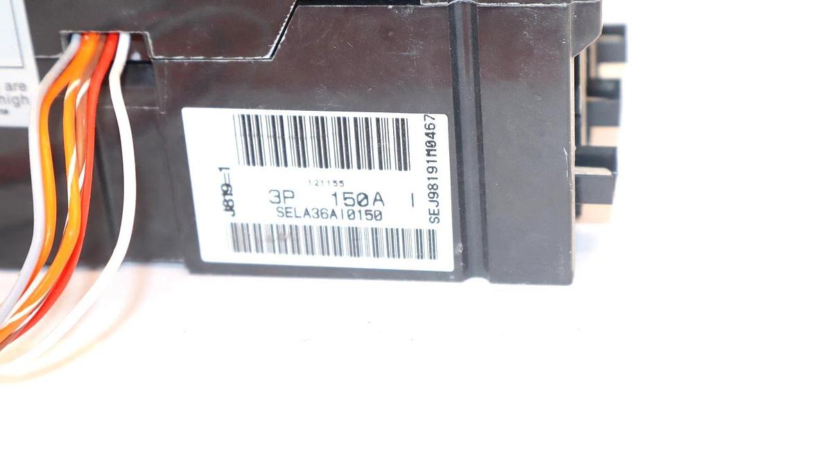 Used GE GENERAL ELECTRIC SELA36AI0150 150A 150 A Breaker SRPE150A Shunt SAUXPAB2 Aux