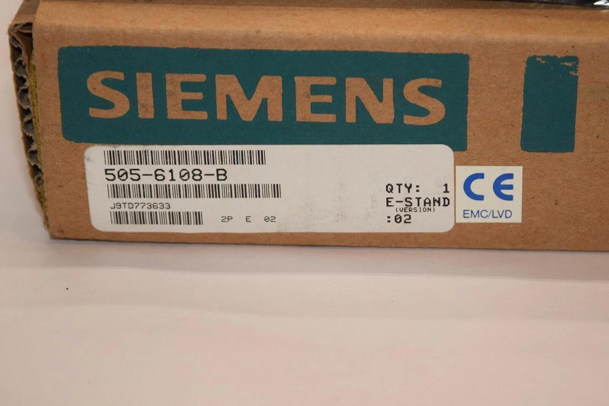 SIEMENS 505-6108-B 505-6108B E-Stand Version 02 8-Channel Analog Input NEW