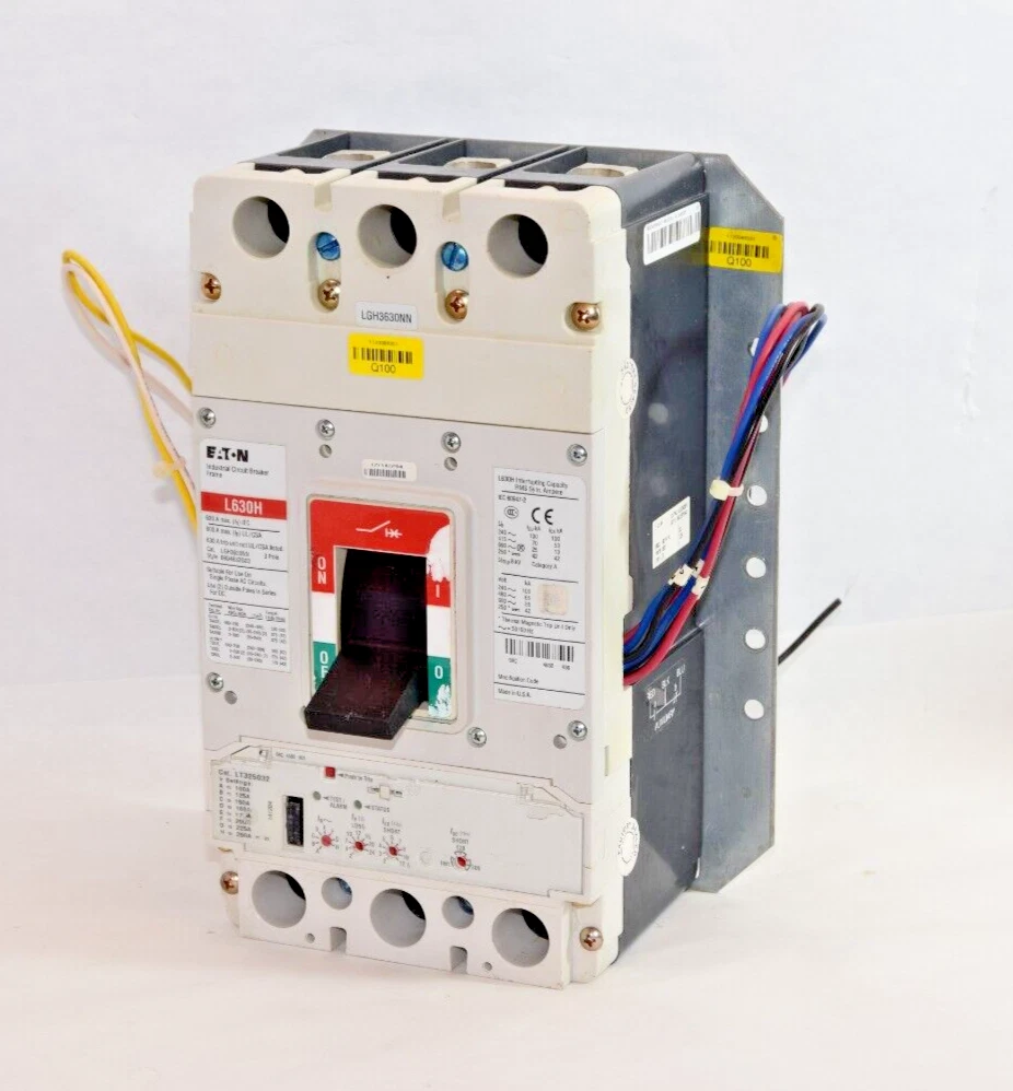 Used Eaton L630H LGH3630NN 69D4632G03 3pole 630A 630 A 630 Amp LT325032 trip