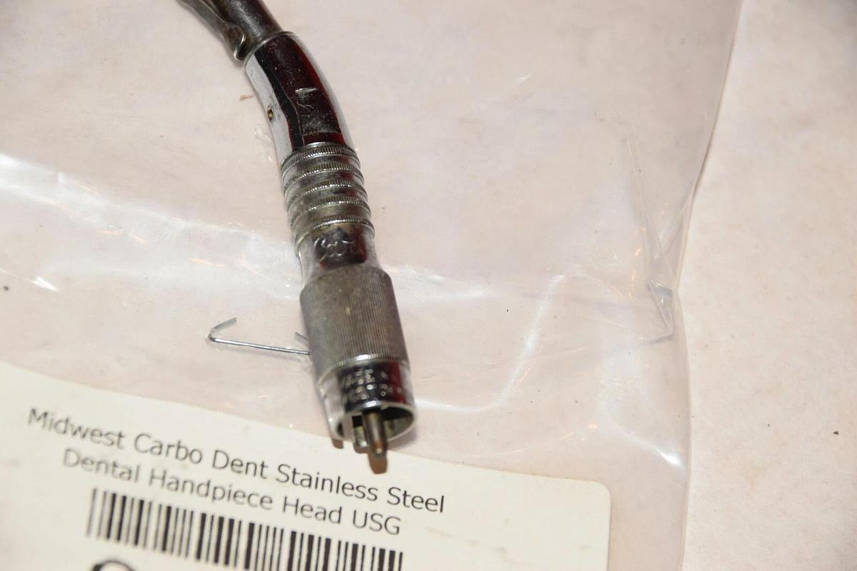 Used MIDWEST CARBO DENT 84542 STAINLESS STEEL DENTA HANDPIECE HEAD