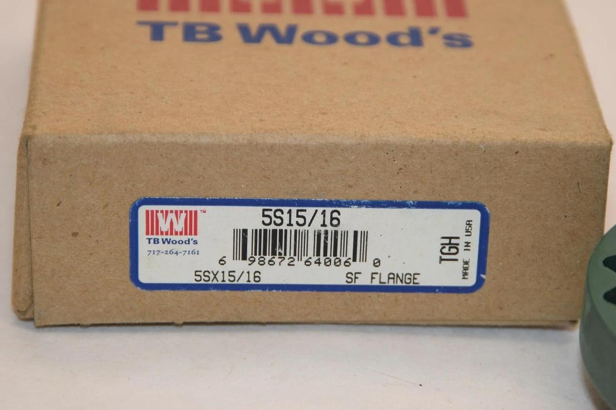 (NEW) TB WOODS 5S15/16 5SX15/16 15/16" Bore SF Flange