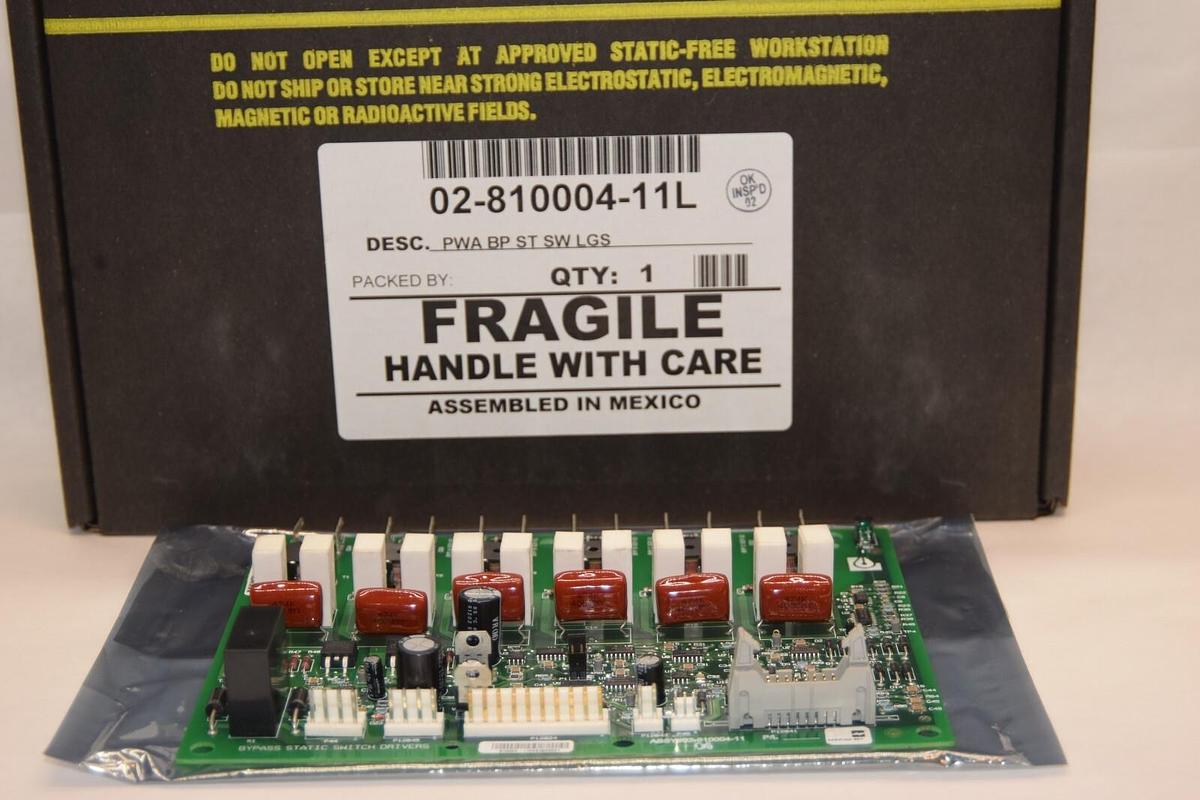 (NEW) EMERSON / LIEBERT 02-810004-11L Bypass Static Switch Driver Circuit Board