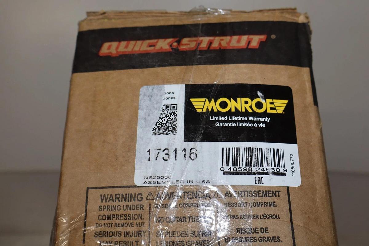 Monroe 173116 Quick-Strut Front Suspension Strut and Coil Assembly USA (New)