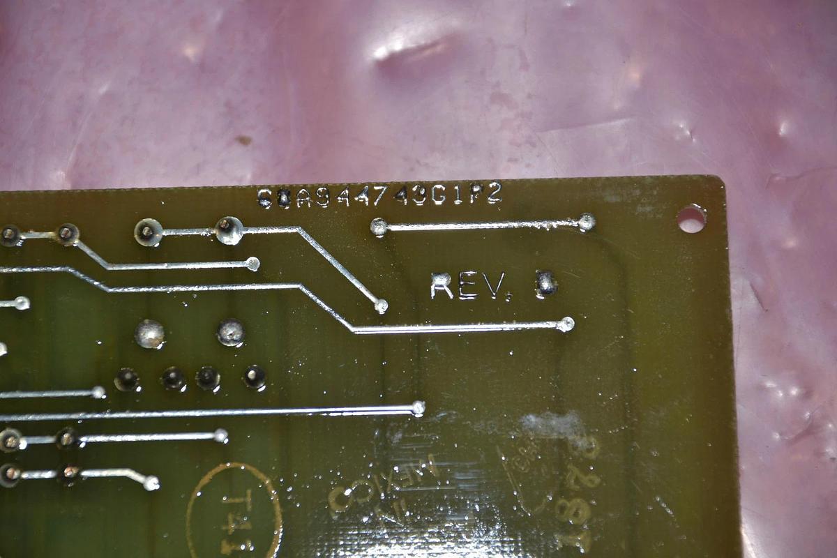 Used GENERAL ELECTRIC CIRCUIT BOARD CARD 68A944743G1 IC3650SRDG2 68A944743G1P3