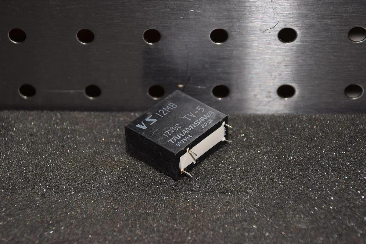 TAKAMISAWA VS12MB TV-5 12VDC 10A 1/3HP 4 PIN RELAY NEW