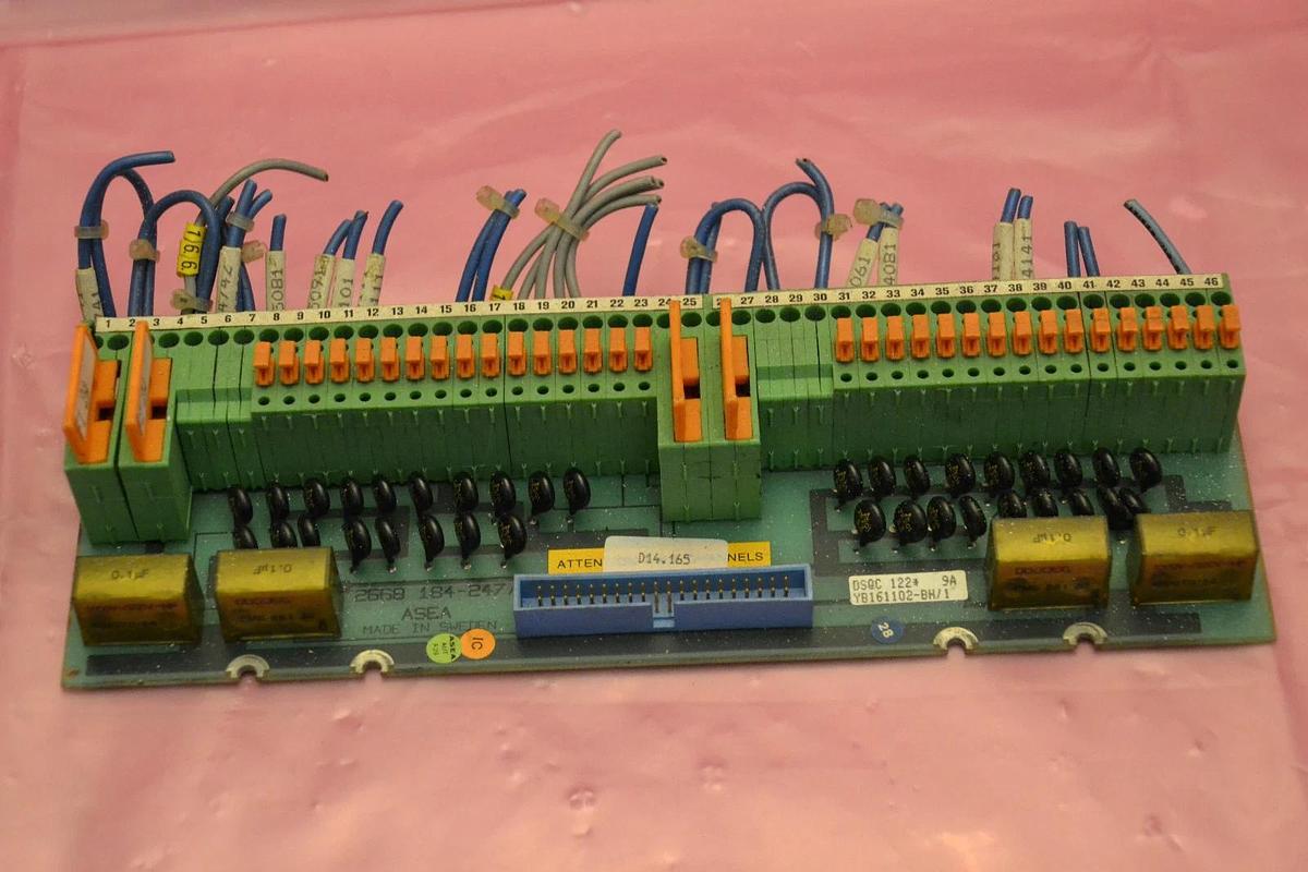 Used ASEA ABB CIRCUIT BOARD CARD 2668 184-247/2 2668 184 247 2 2668 26681842472