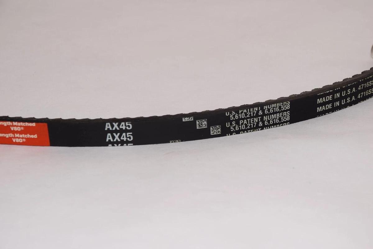 (NEW) GATES AX45 , AX-45 , AX 45 , 9012-2045 Tri-Power Cog V-Belt