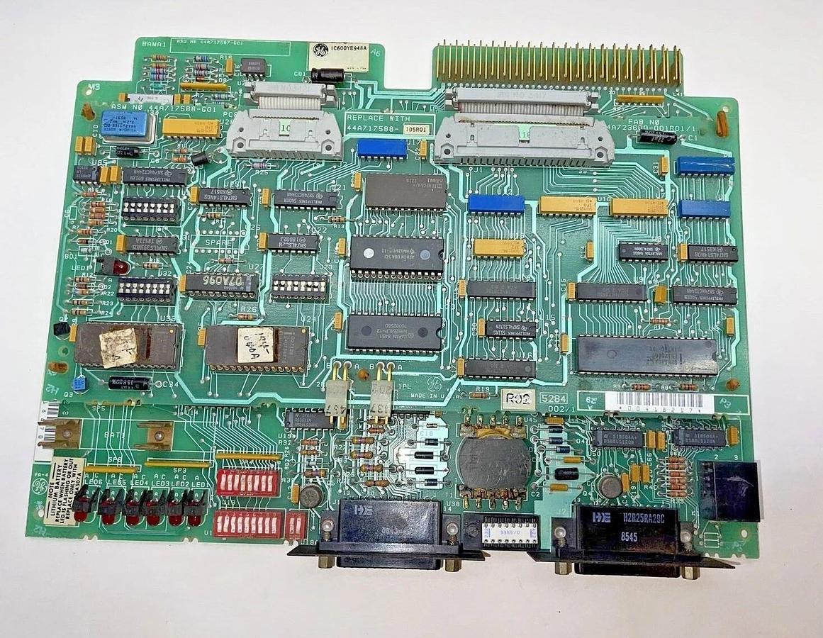 Used GENERAL ELECTRIC IC600YB948A CIRCUIT BOARD 44A717587-G01 44A717588-G01