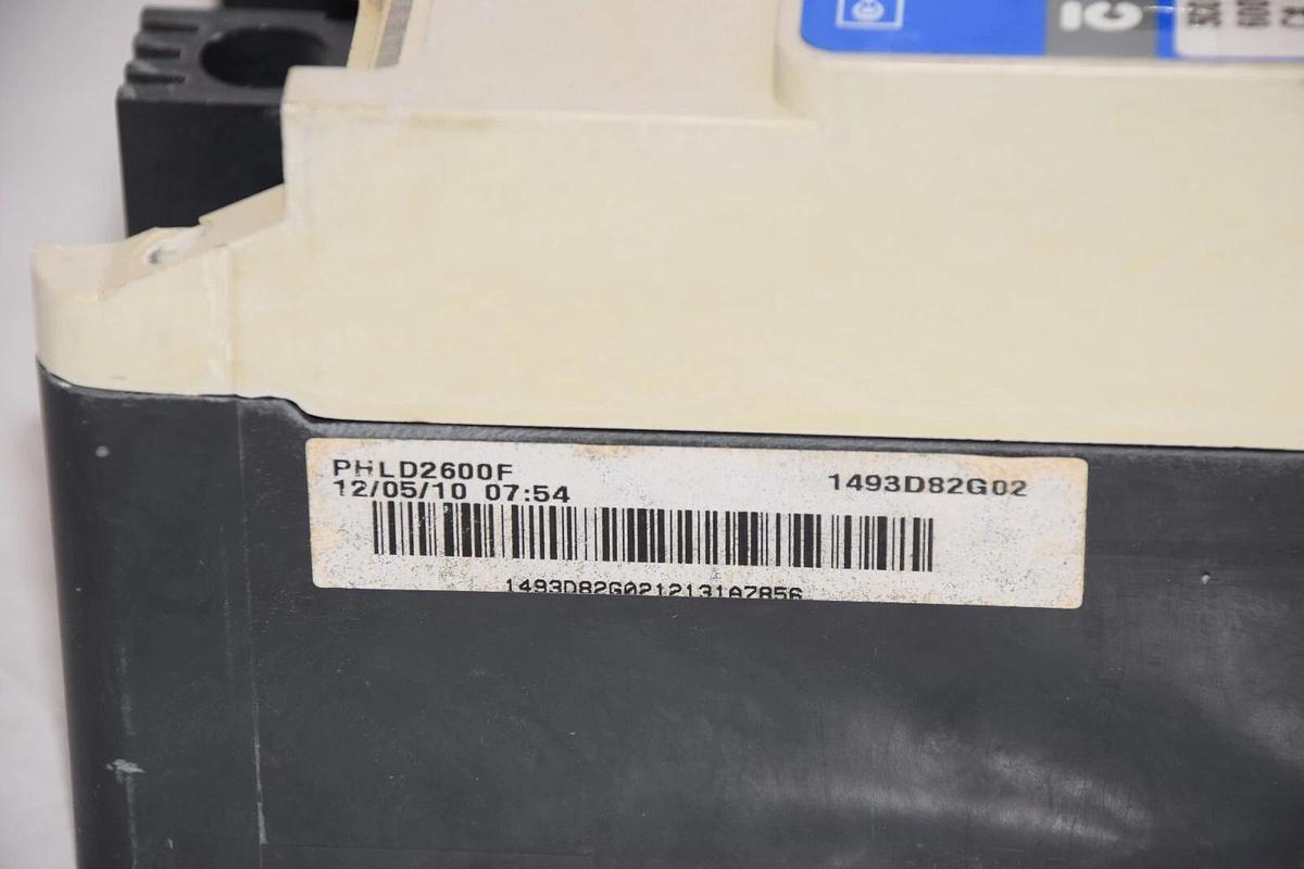 Used Cutler Hammer Breaker LD2500 LD 35k 500Amp 500 Amp A 2 Pole 600v/250v w/ LT2500T