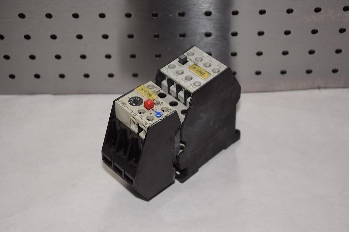 Used Siemens Starter 3TB42  3UA52 00-1J Range: 6.3-10A  220V coil