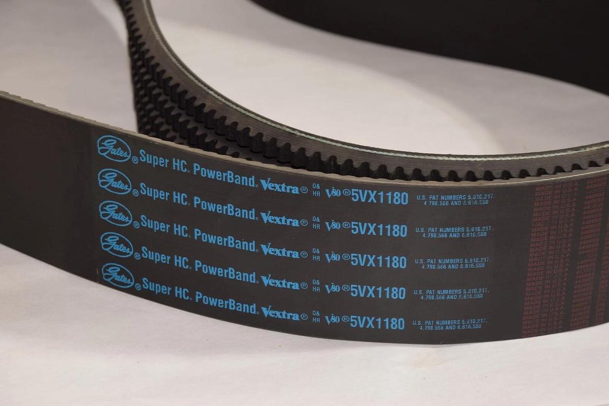 (NEW) GATES 5VX1180 , 5/5VX1180 5-Rib Vextra PowerBand Super HC Belt USA
