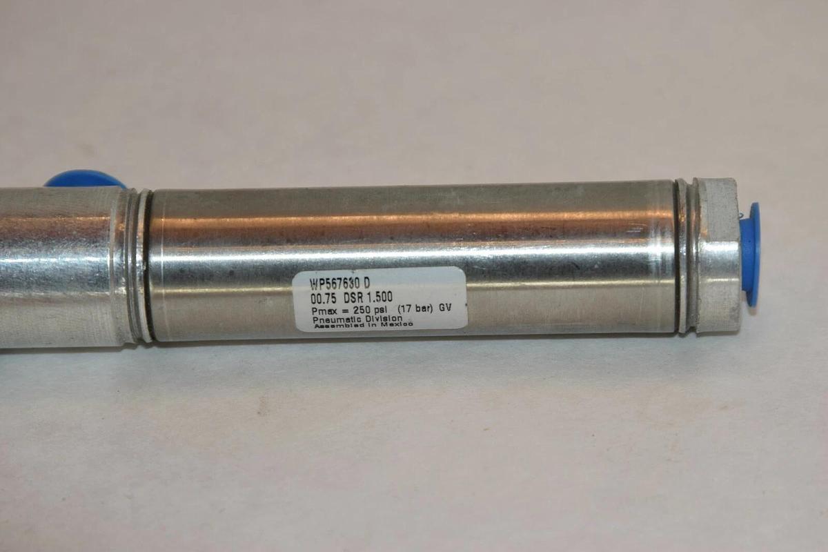 NEW SCHRADER BELLOWS WP567630 D 250psi 3/4" BORE 1.5" STOKE PNEUMATIC CYLINDER