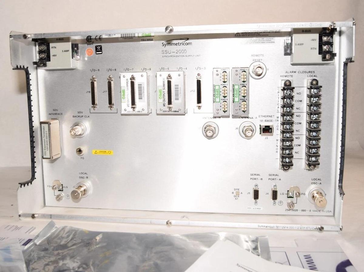 Symmetricom Synchronization Supply Unit Rack Chassis SSU-2000 SSU2000 NEW