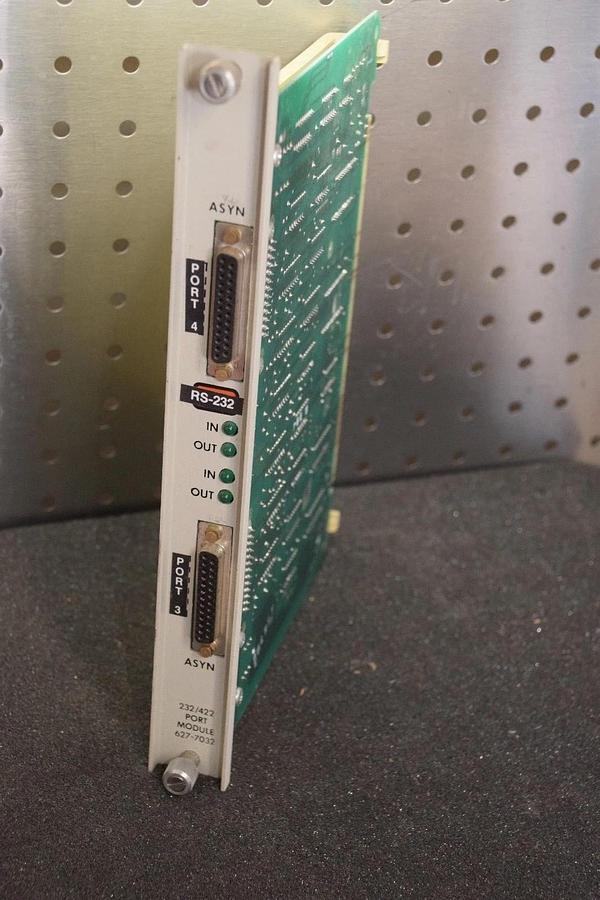 Used HONEYWELL  232/422 PORT MODULE PLC 627-7032 6277032 RS-232
