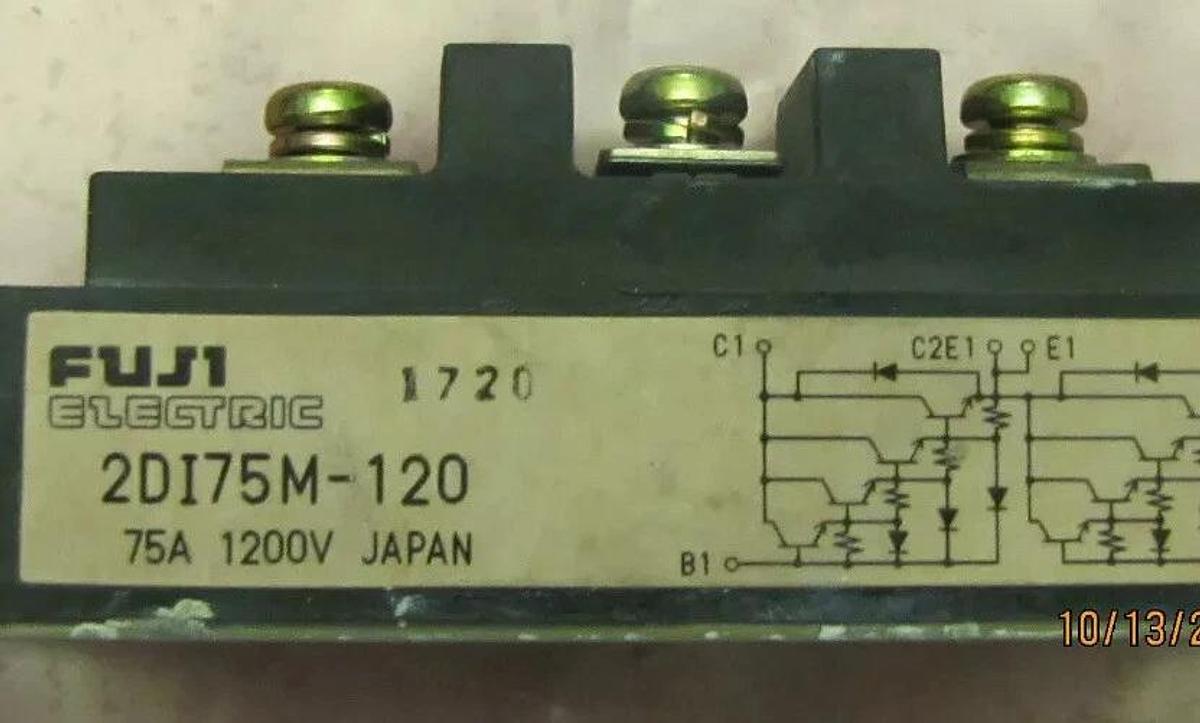 Used FUJI ELECTRIC 2DI75M-120 2DI75M120 75AMP 75A 75 A 1200V 1200 V Transistor