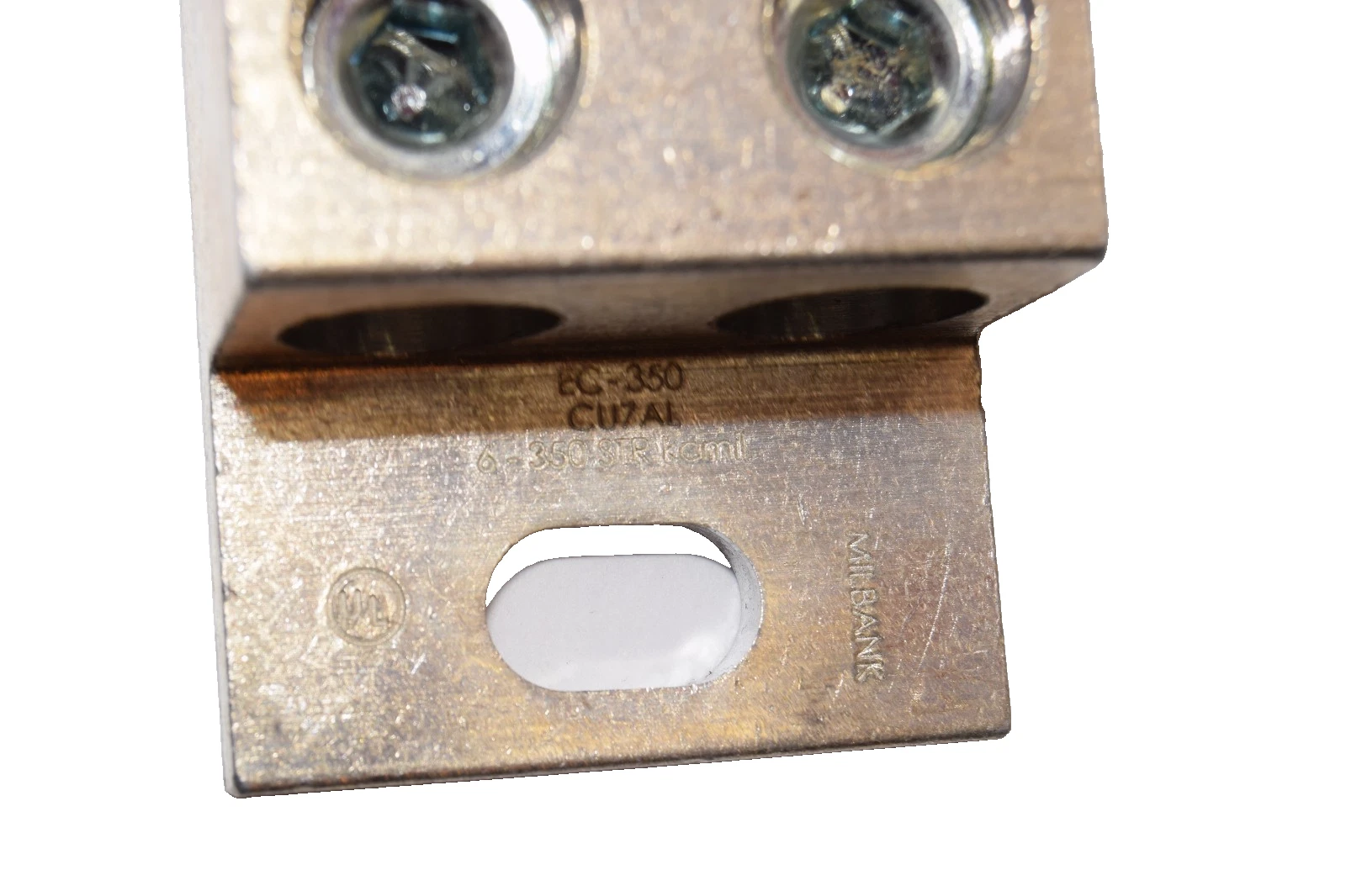 Milbank EC-350 CU7AL 6-350 STR kcmil Dbl Alunimun Mechanical Lugs (New-Lot of 2)