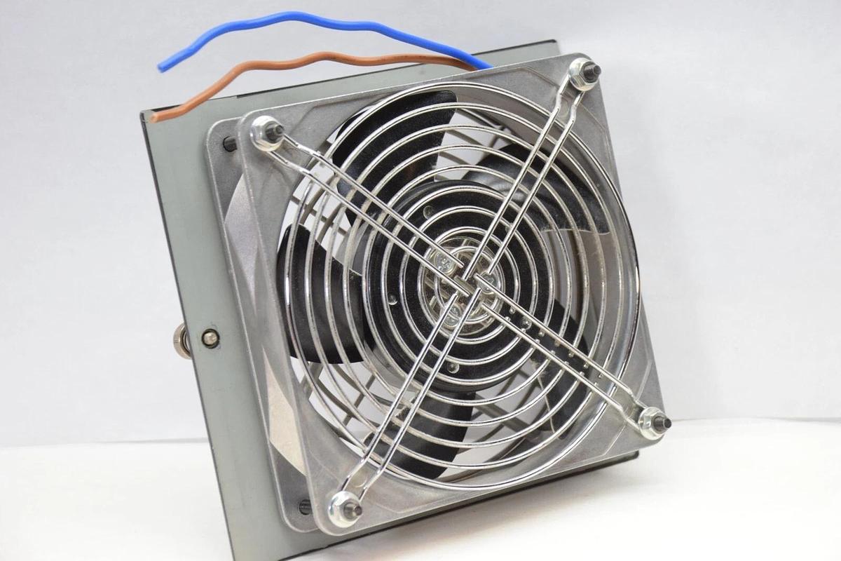 Used ORIX MU1225S-11 100Vac 50/60Hz Cooling Fan With Grill Cover