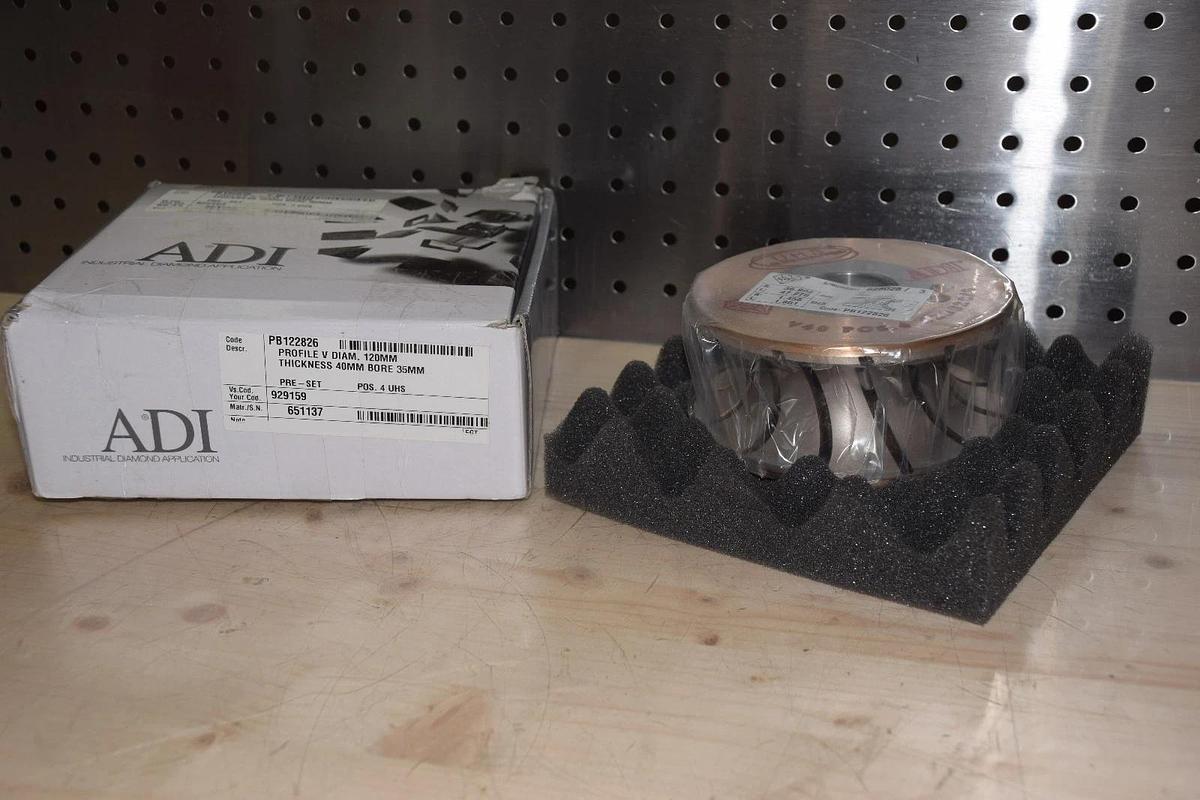 ADI 4 UHS 929159, PB122826, V40, 120MM x 40MM 35mm Diamond Profile Wheel Granite