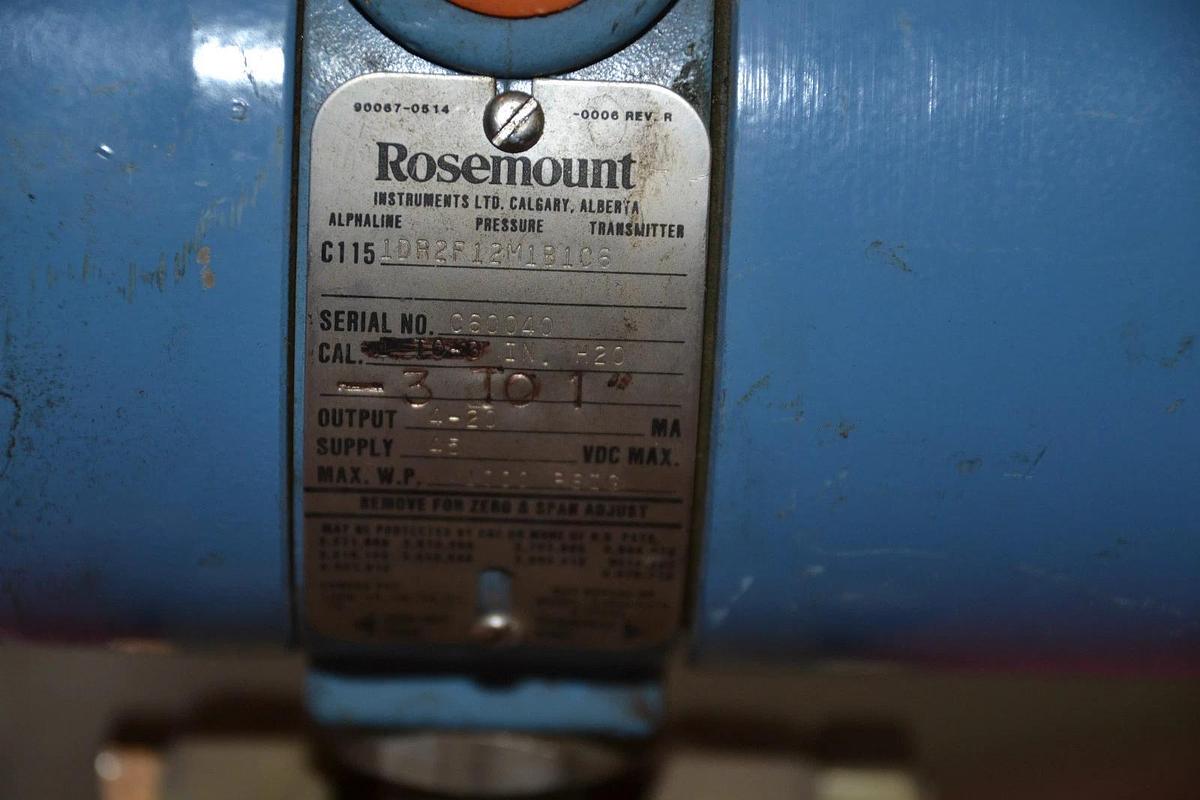 FISHER ROSEMOUNT C1151DR2F12M1B1C6 PRESSURE TRANSMITTER -3 TO 1" NEW