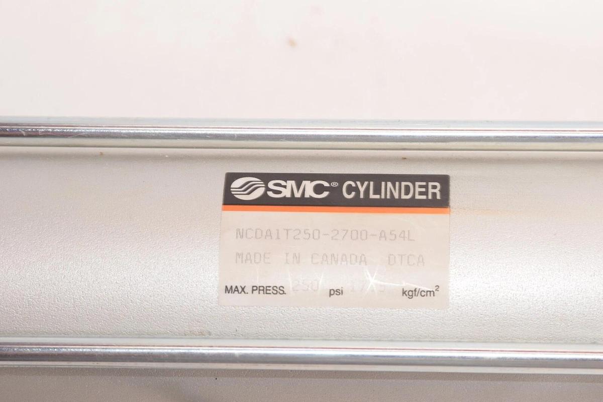 (NEW) SMC NCDA1T250-2700-A54L 17.5kgf/cm2 250psi 5/8" rod Pneumatic Cylinder