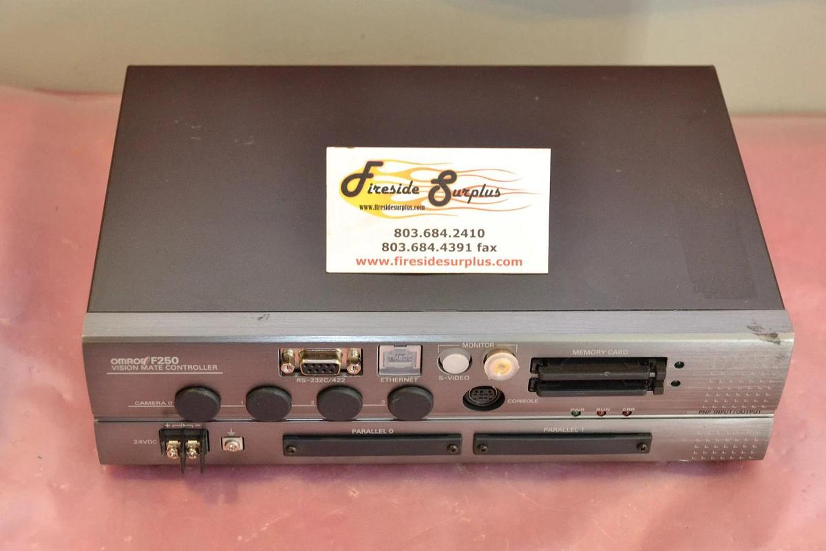Used OMRON VISION MATE CONTROLLER F250-C55 F250 C55 F250C55 24V 24 V 3.0 A 3.0A AMPS