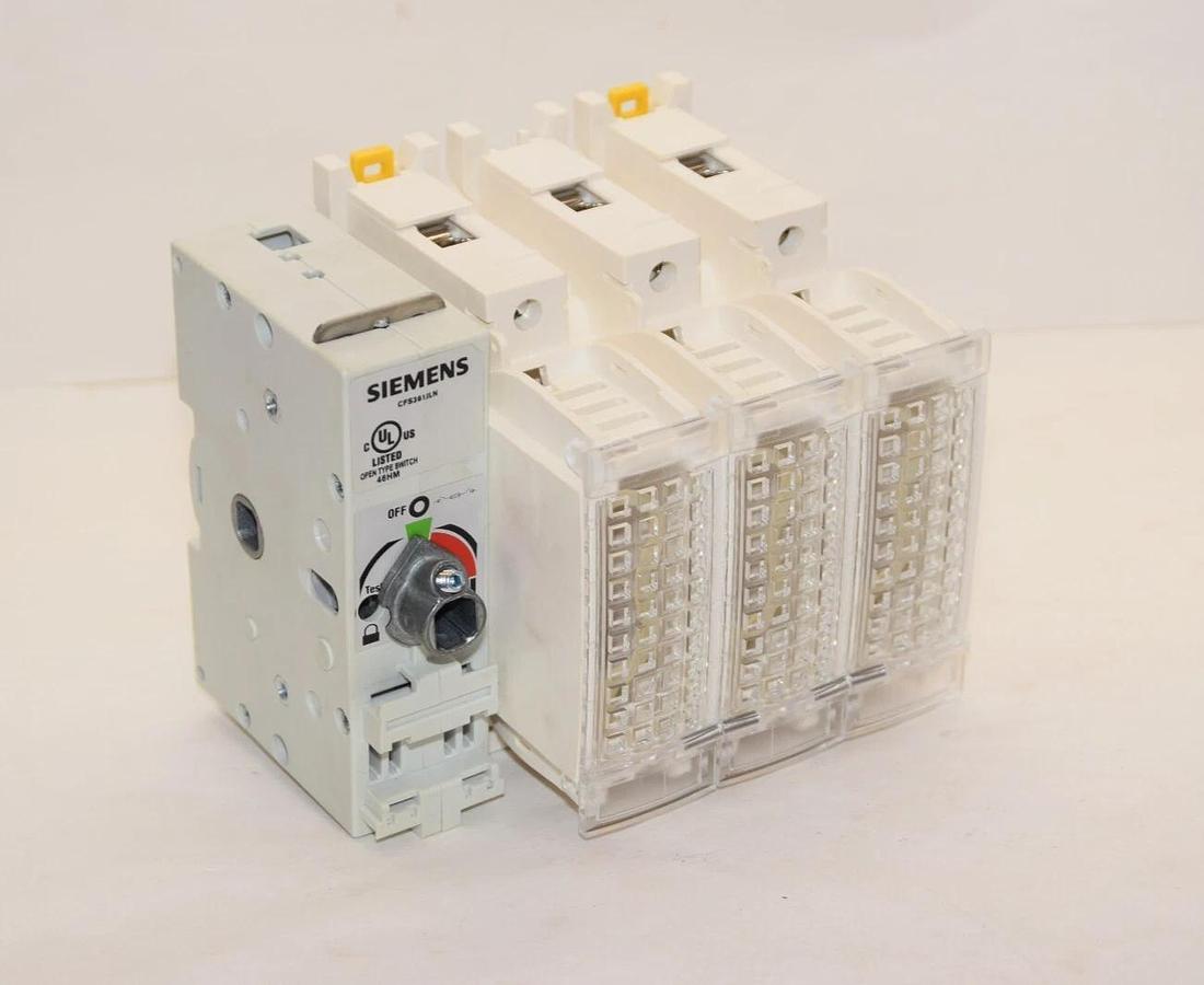 SIEMENS CFS361JLN 30A 600V 3ph 250V Fusible Disconnect Switch (New)