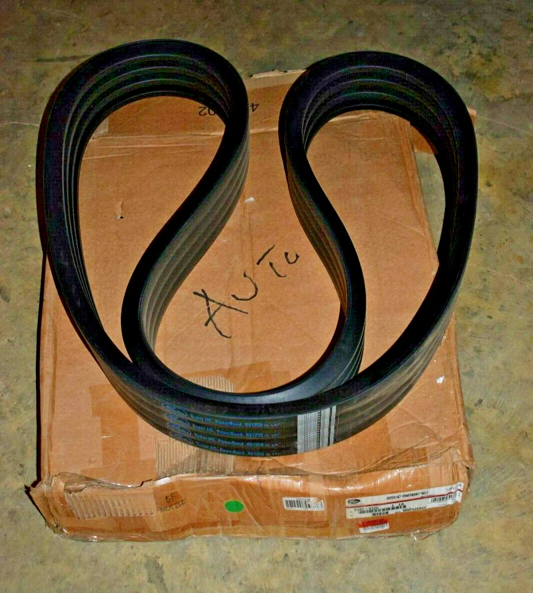 GATES Belt V-Belt 8V1250 4/8V1250 SUPER HC POWERBAND 4 RIB 9387-4125 (NEW)