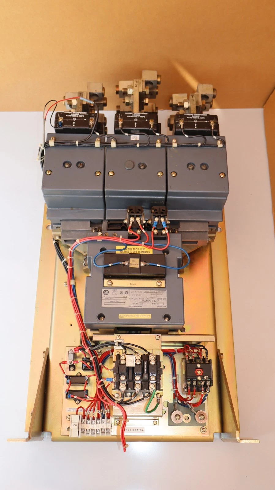 Allen Bradley Contactor Size Sz 8 509-JOD 509JOD B 3ph 3p 120v con. (take-out)