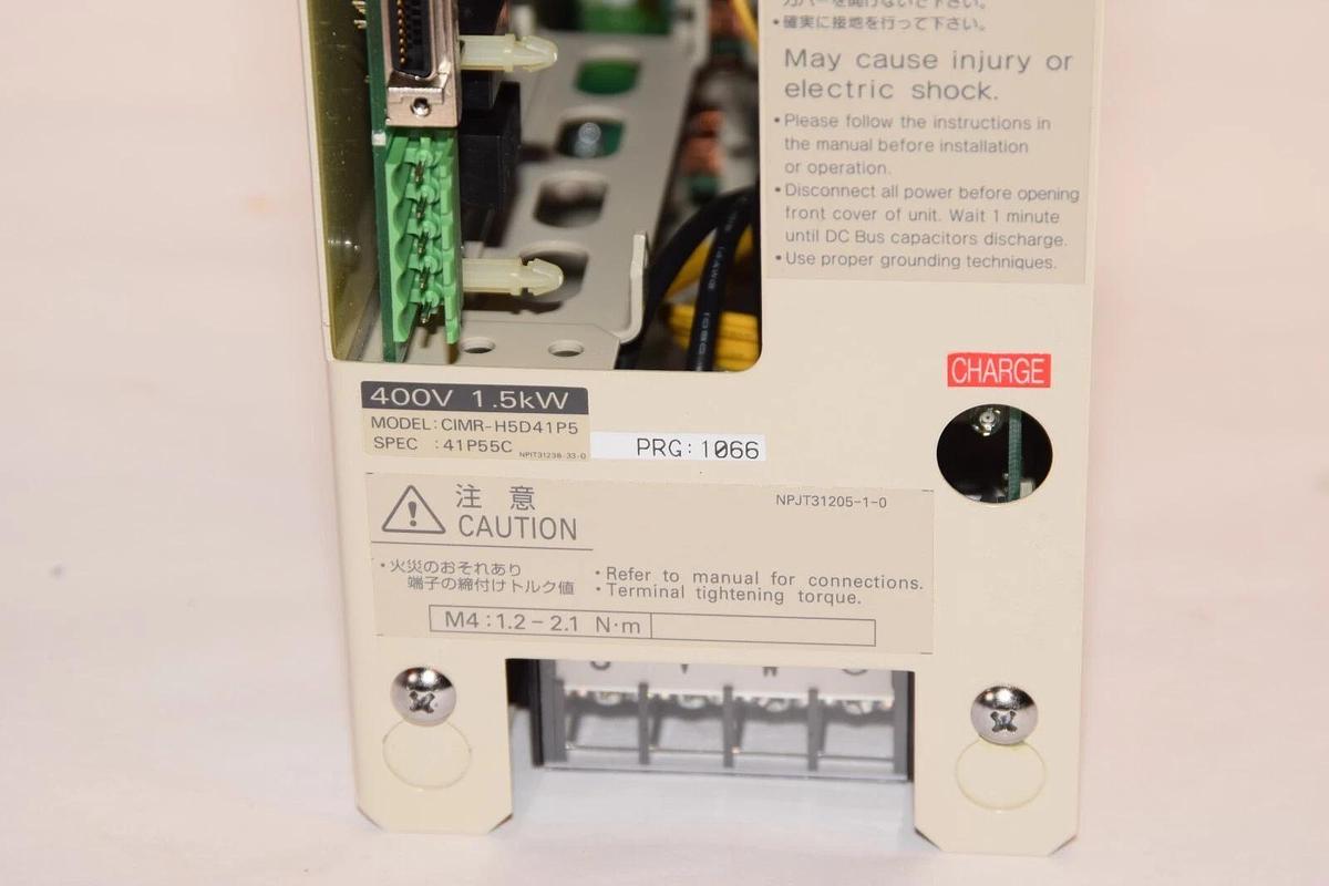 YASKAWA Drive CIMR-H5D41P5 41P55C CIMR-H5D41P55C 540-660vdc in 2kva 2 kva (NEW)