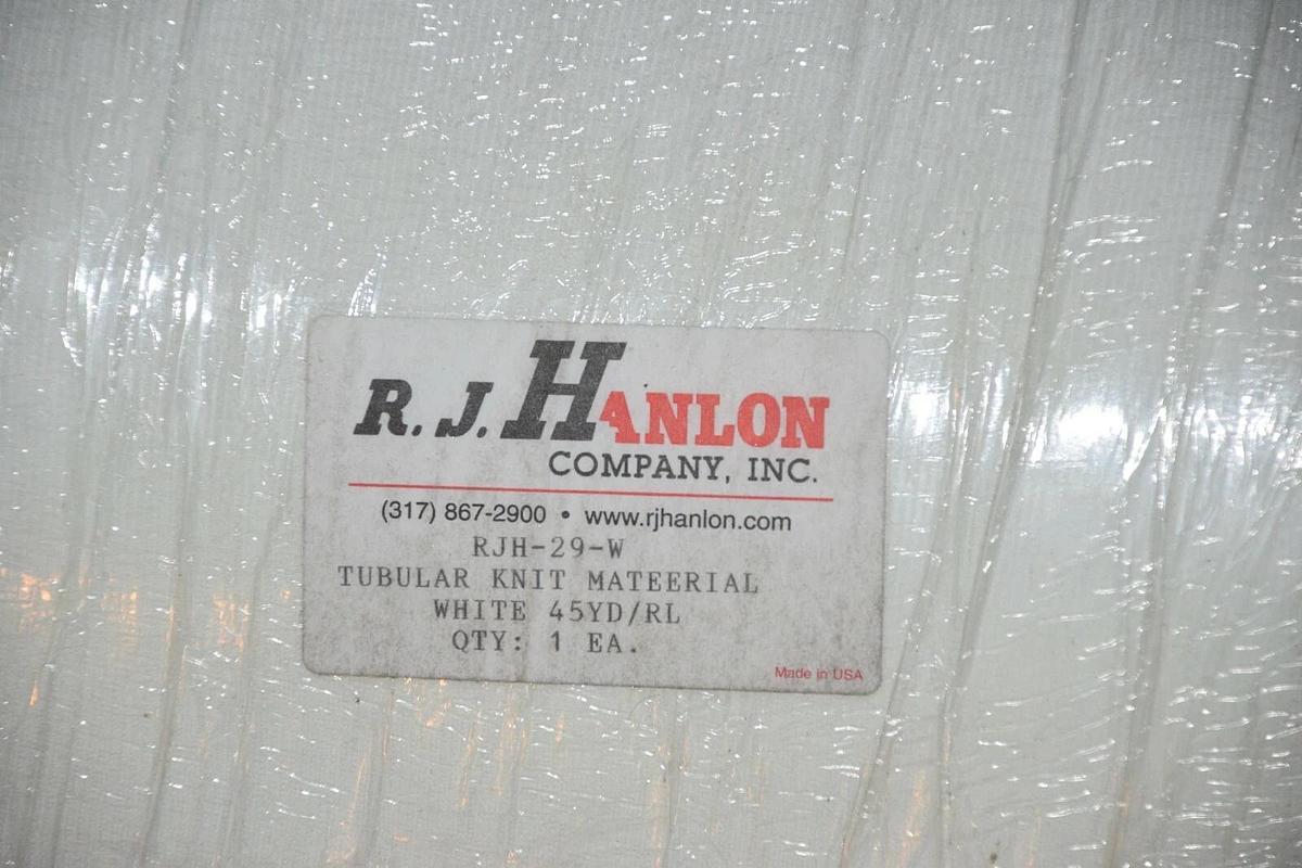 R.J.HANLON RJH-29-W  45yd ROLL TUBULAR KNIT MATERIAL Filter cloth Gun Cover tube