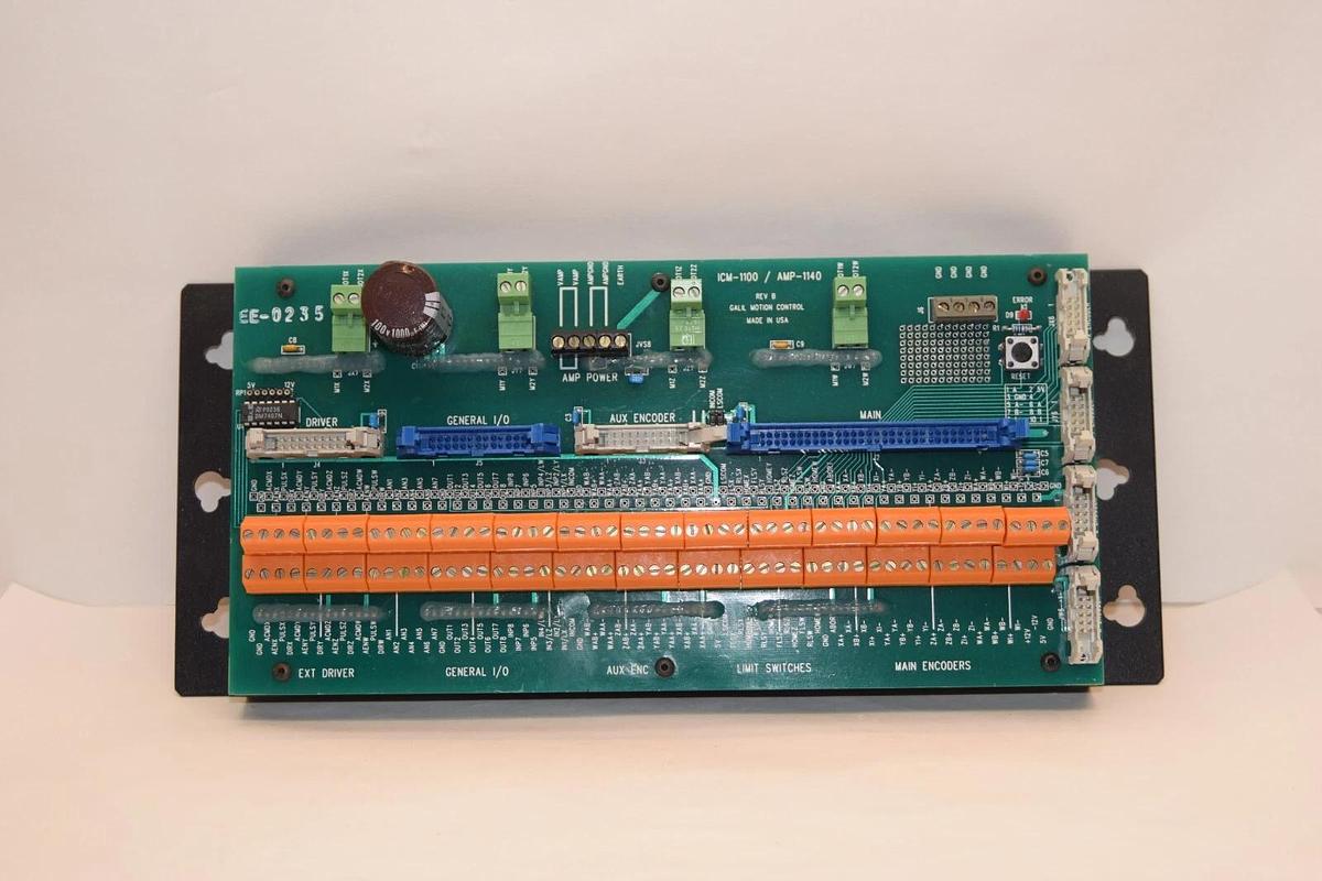 Used GALIL MOTION CONTROL ICM-1100 / AMP-1140 Rev B Control System USA