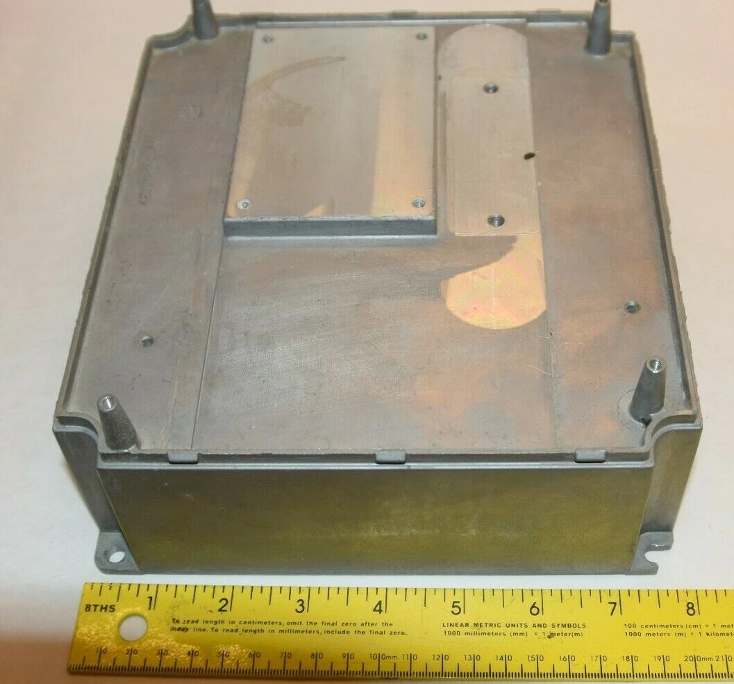 Used 3" x 8" x 8" Aluminum Heat Sink DIY CNC 3in x 8in x 8in