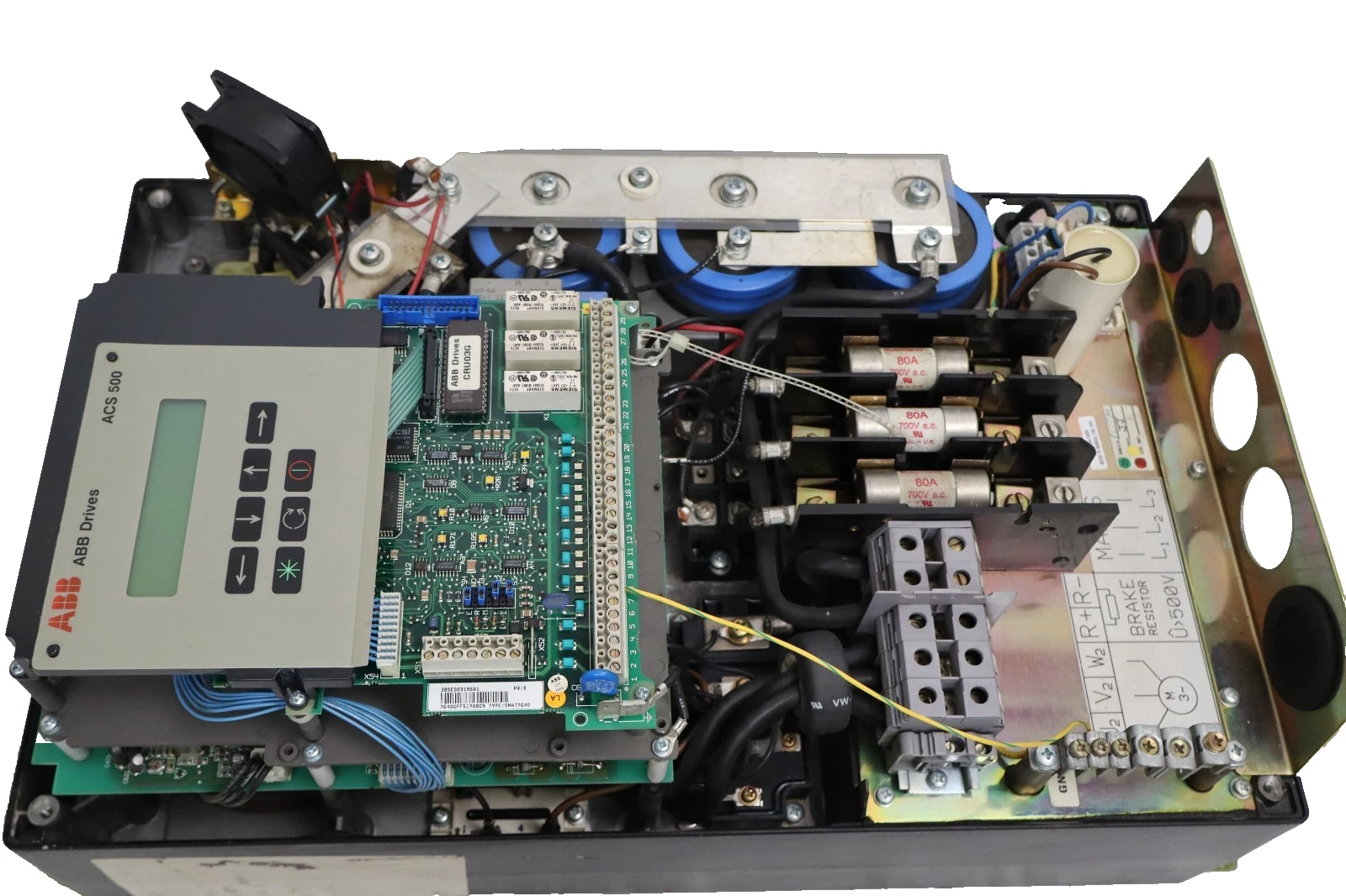 Used ABB Drive ACS500 ACS501-025-4-00P51 440-500vac 3p ACS501-025-4-00P51 25hp 30hp