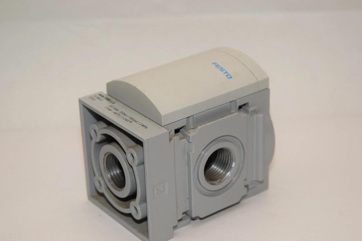 Used FESTO MS6-FRM-1/2 20Bar 1/2" Pneumatic Block