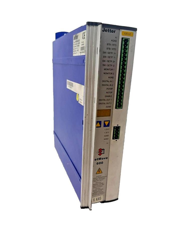 Used Jetter Servo Drive JetMove 600 JM-606-480-SB1 JM606480SB1 3ph 230-480v  4.2kva