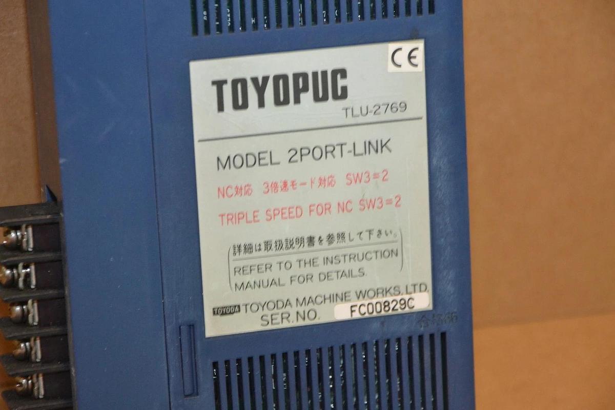 Used Toyopuc 2PORT-LINK PLC Card TLU-2769 2 Port-Link