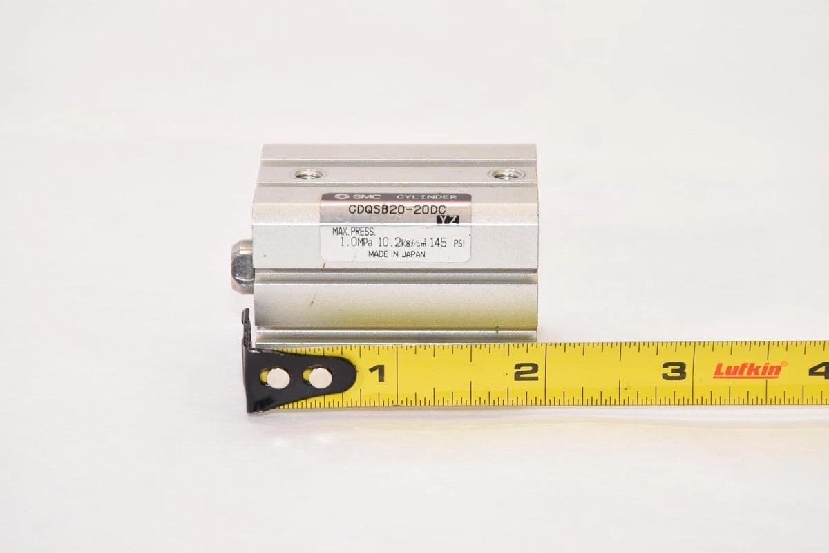 Used SMC CDQSB20-20DC 1.0MPa Cylinder
