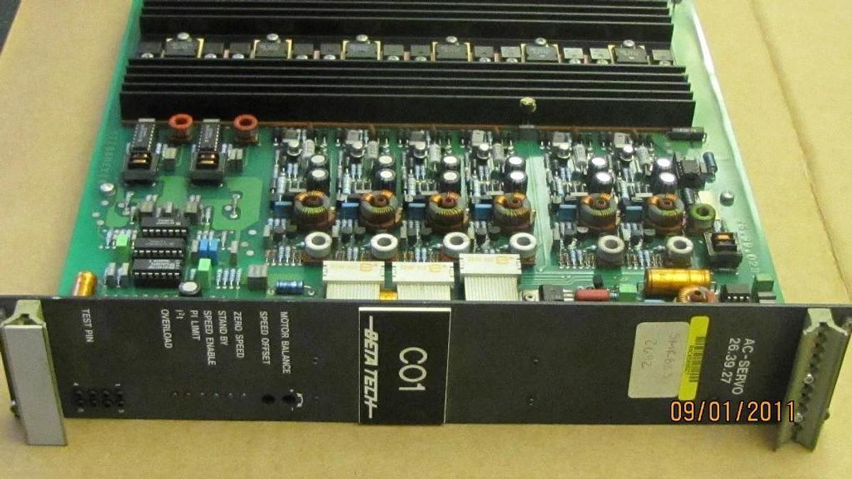 Used SIEB & MEYER AC SERVO MODULE DRIVE 26.39.27 263927