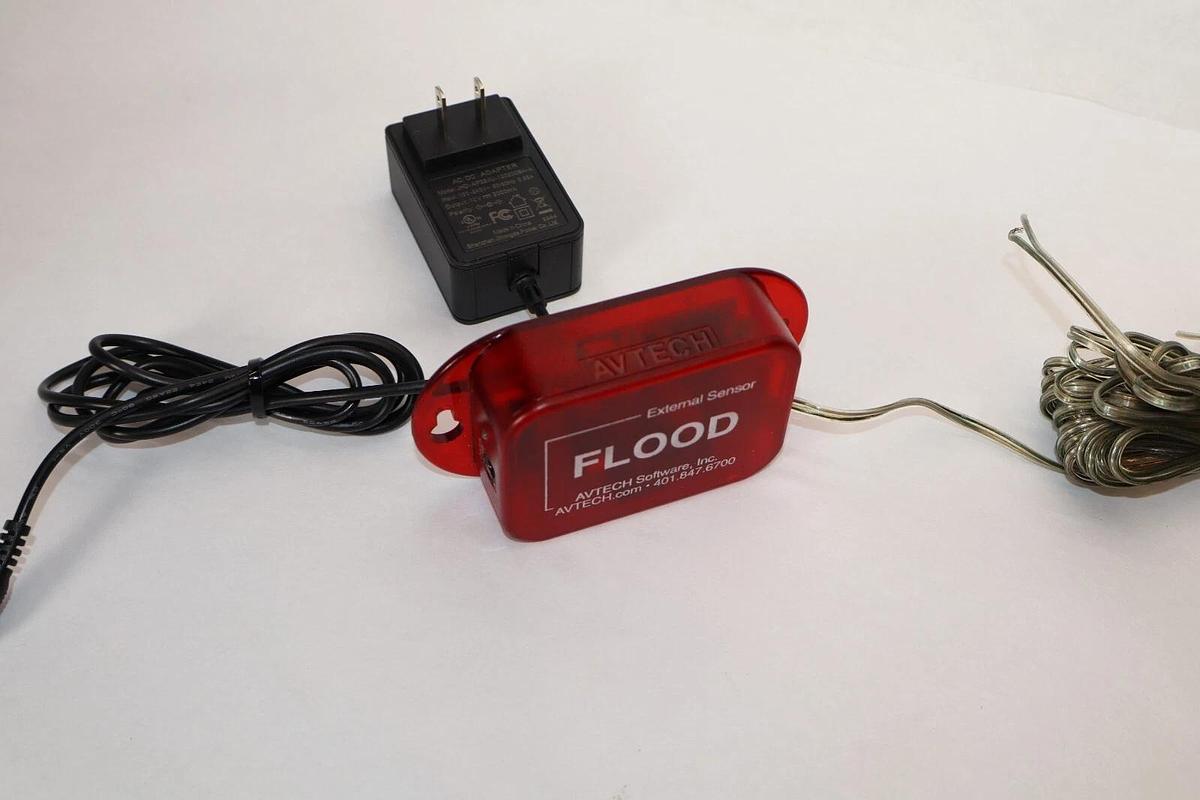 Used AVTECH SOFTEWARE INC. FLOOD External Sensor