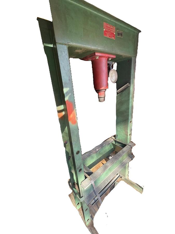 Used Carolina tool and equipment  CBP-1200  50 ton hydraulic Shop press CBP1200