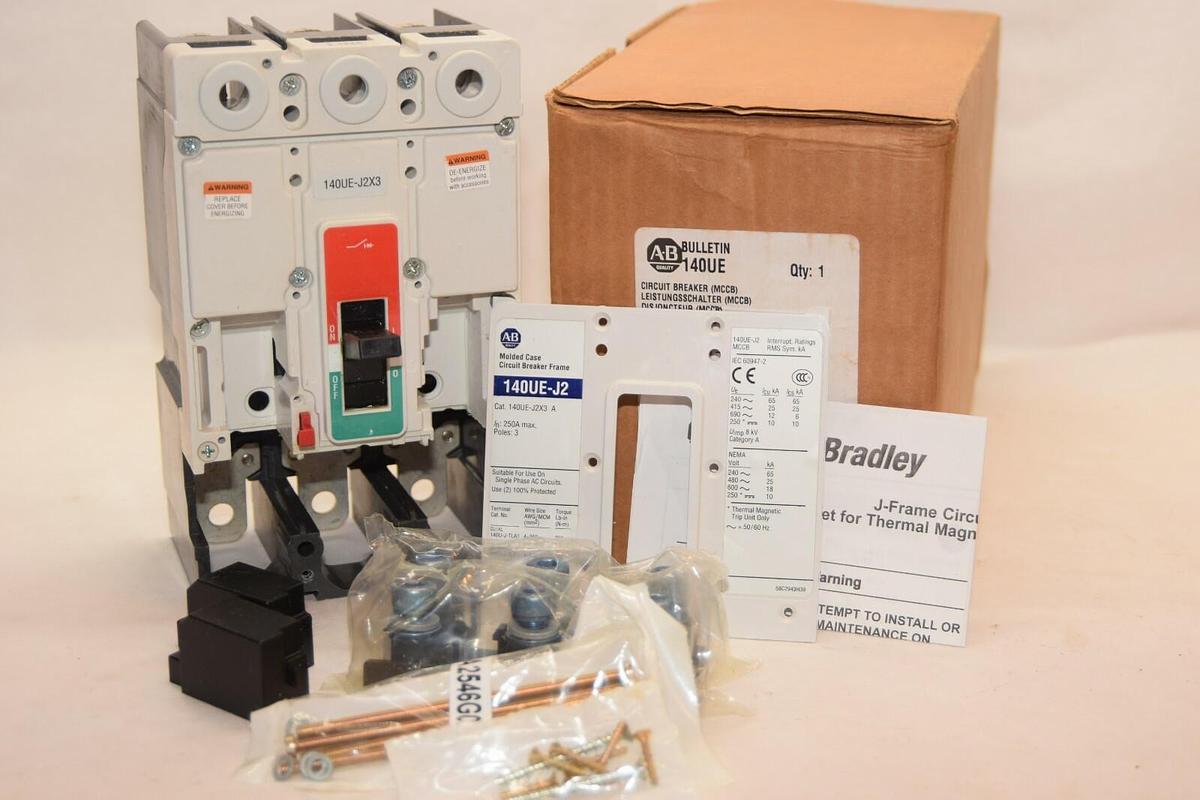 ALLEN BRADLEY 140UE-J2 140UE-J2X3 Ser A 3P Circuit Breaker - Frame Only  (NEW)