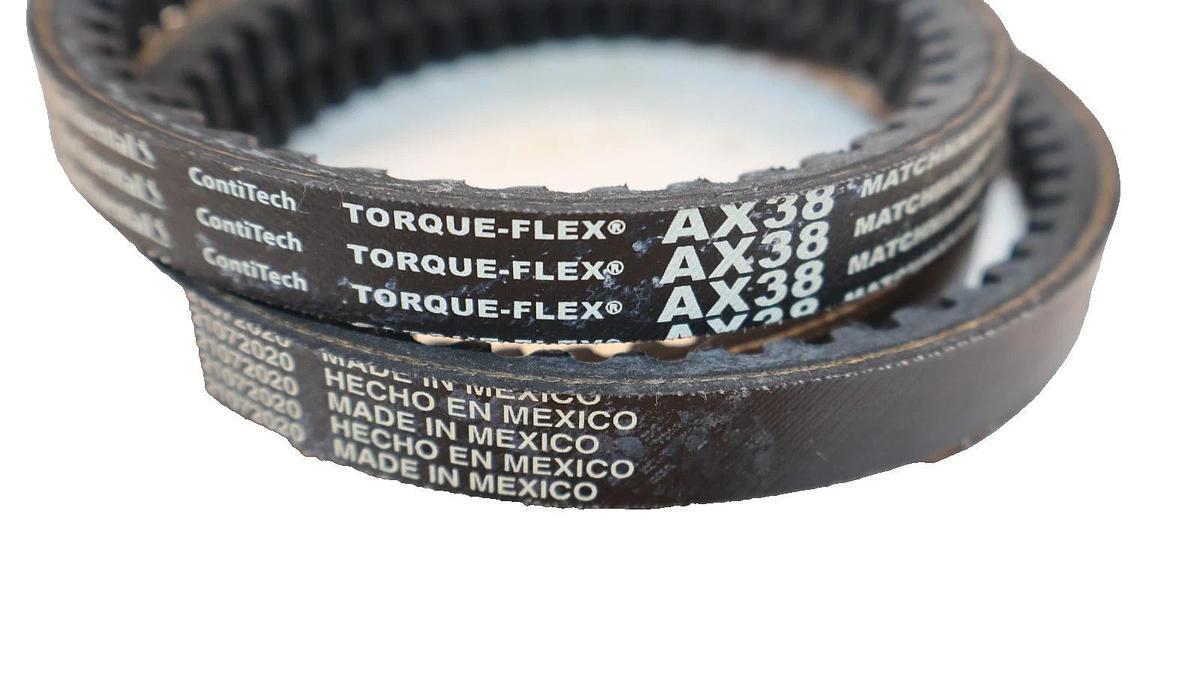 Continental AX38 Cogged V-BeltTorque-Flex ConiTech Matchmaker AX-38 (New)